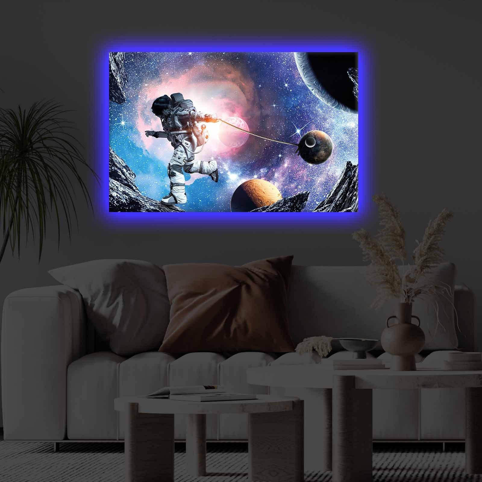 Slika na platnu Wallity sa LED osvetljenjem 45x70cm