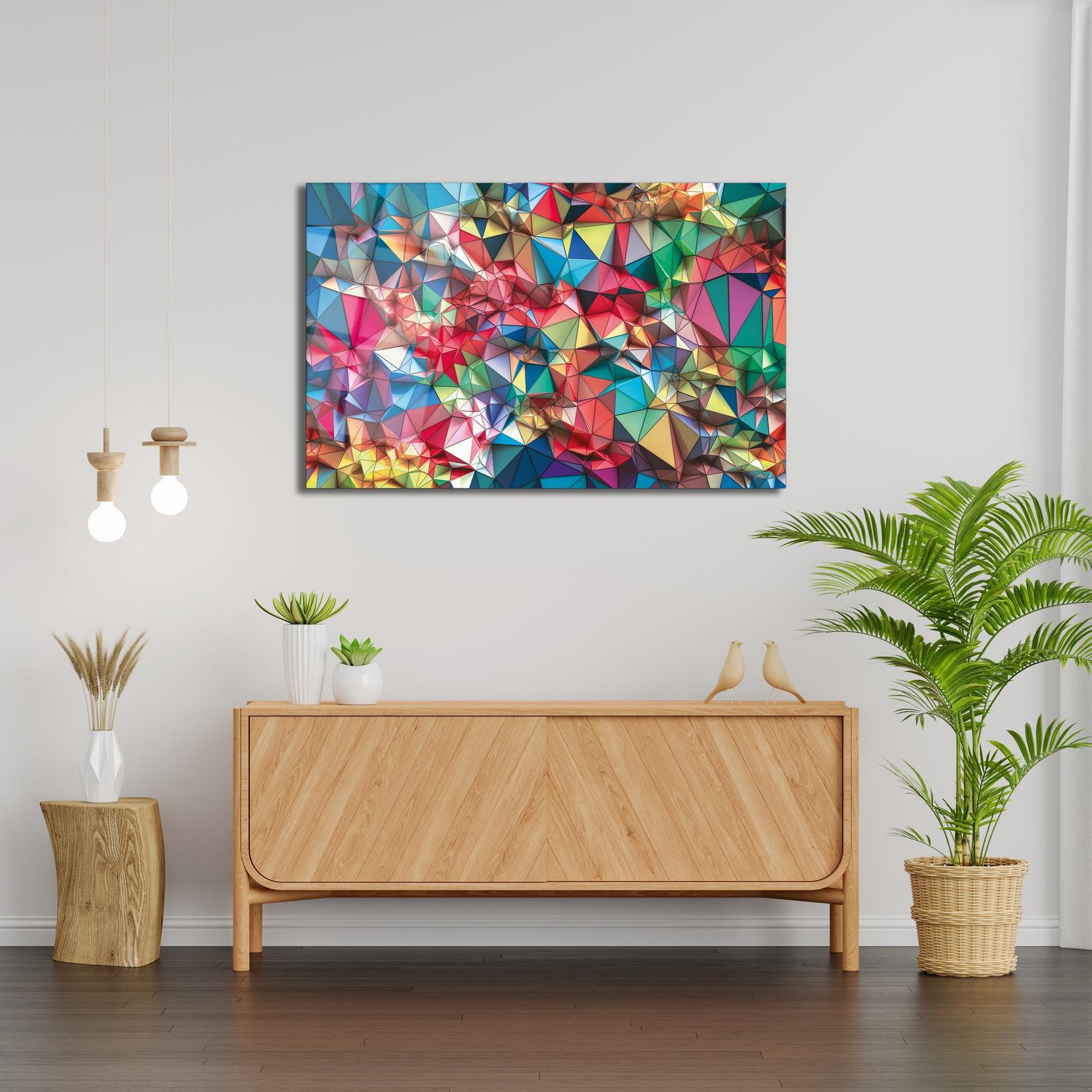 Wallity Slika od kaljenog stakla 72x46cm