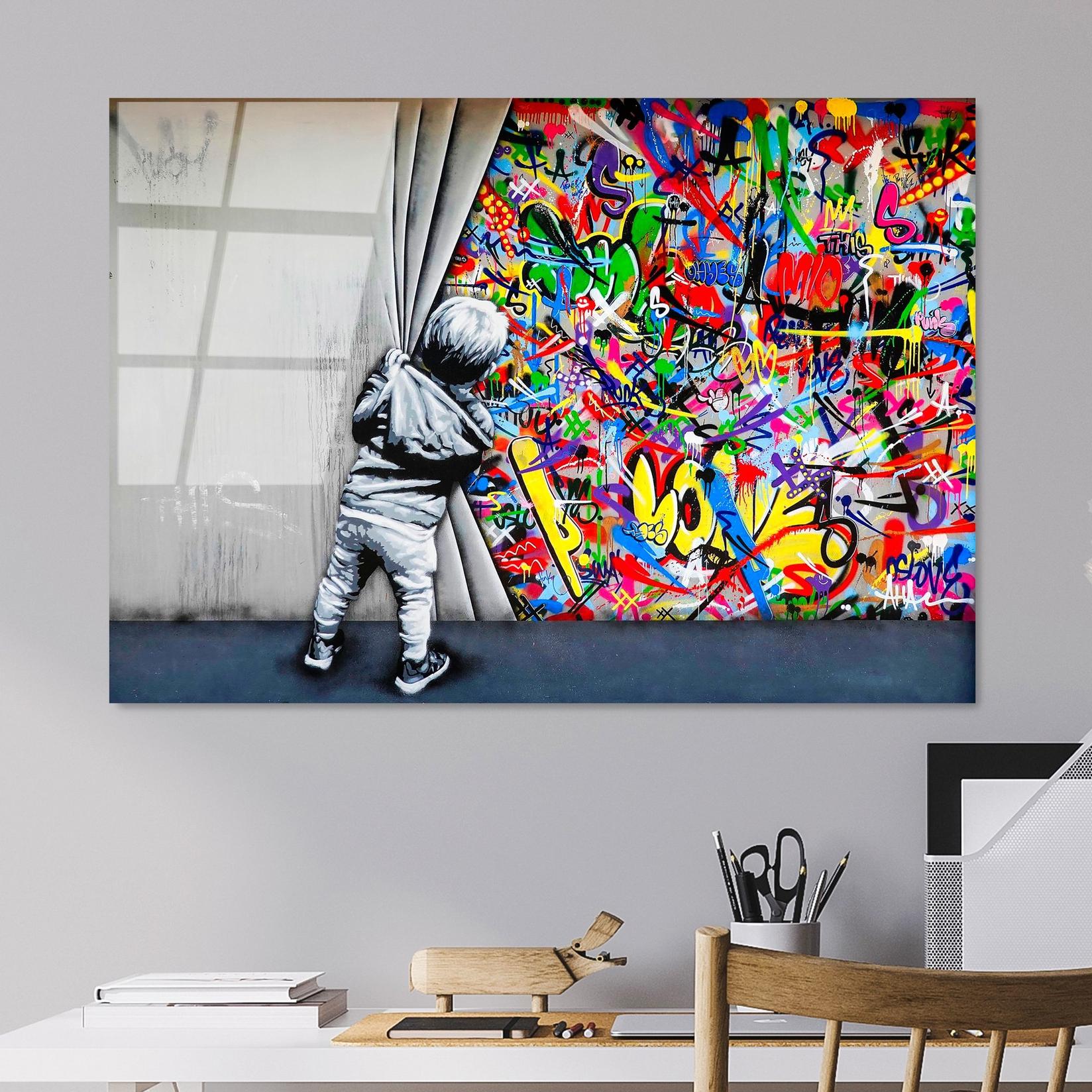 Wallity Slika od kaljenog stakla 70x100cm