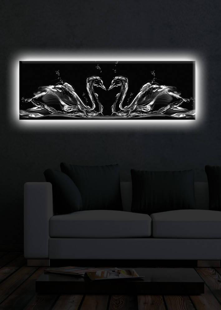Slika na platnu Wallity sa LED osvetljenjem 30x90cm