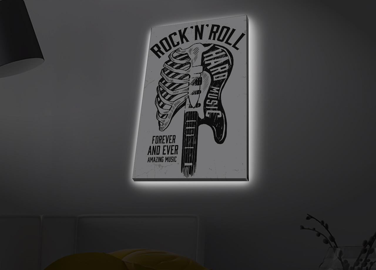 Slika na platnu Wallity sa LED osvetljenjem 45x70cm