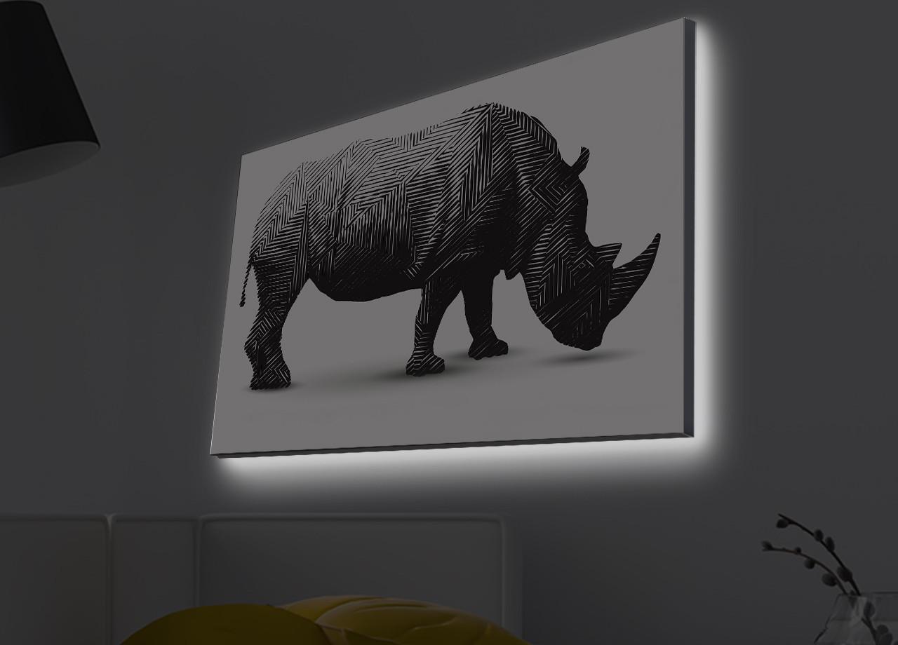 Slika na platnu Wallity sa LED osvetljenjem 45x70cm