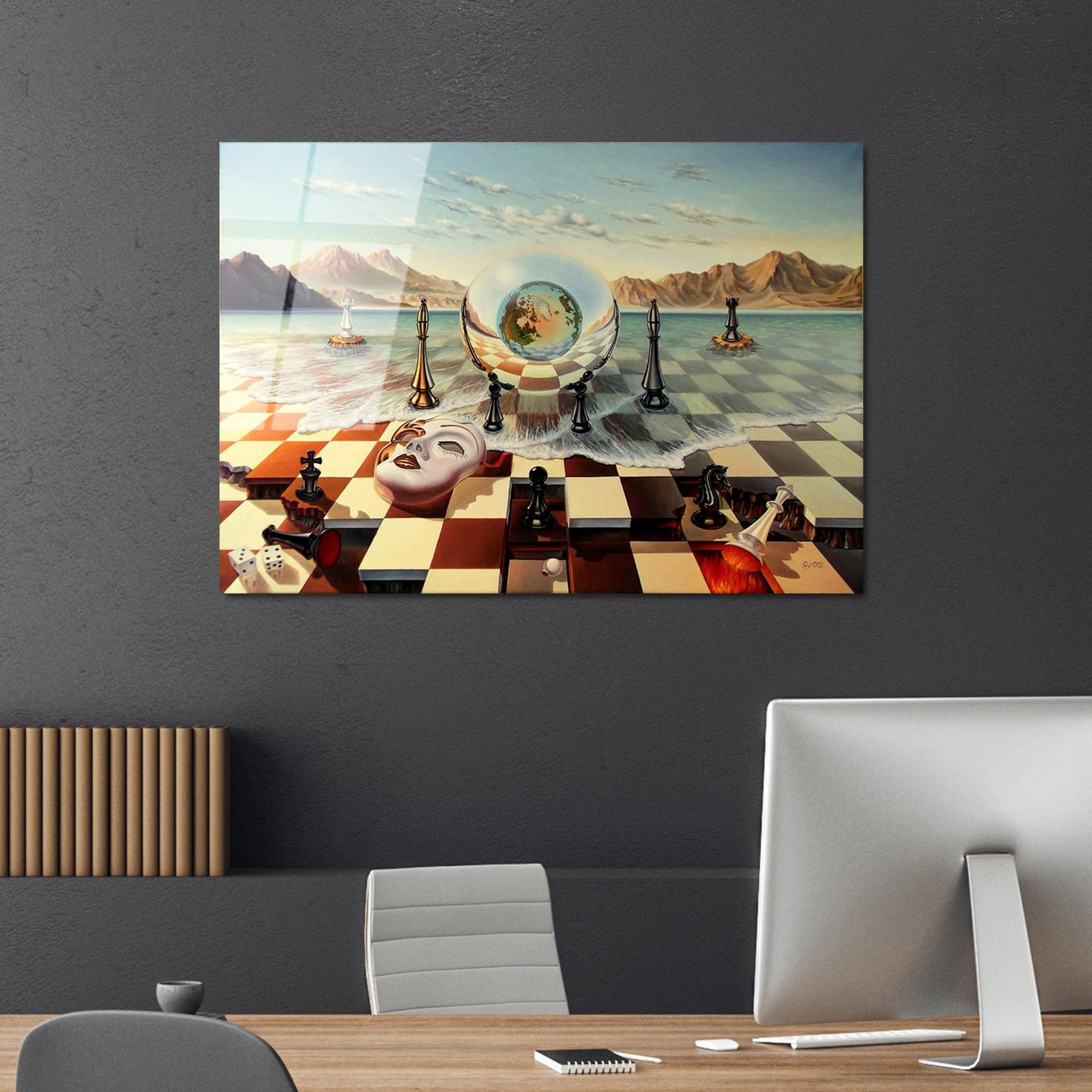 Wallity Slika od kaljenog stakla 70x100cm