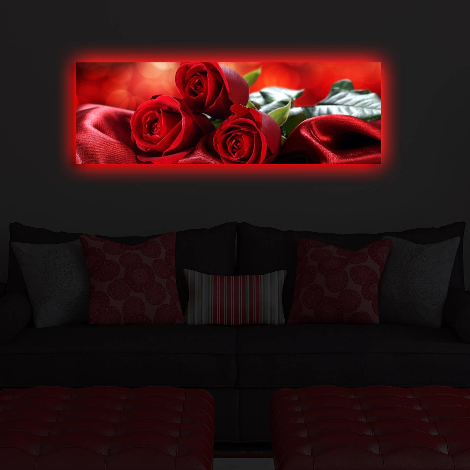Slika na platnu Wallity sa LED osvetljenjem 30x90cm