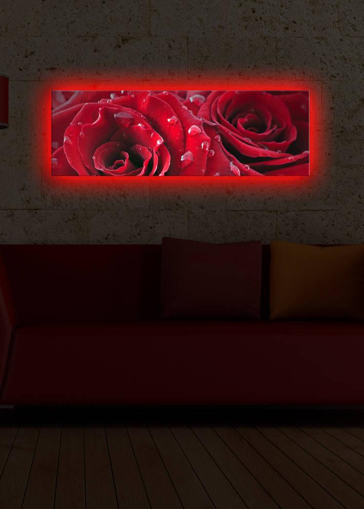 Slika na platnu Wallity sa LED osvetljenjem 30x90cm