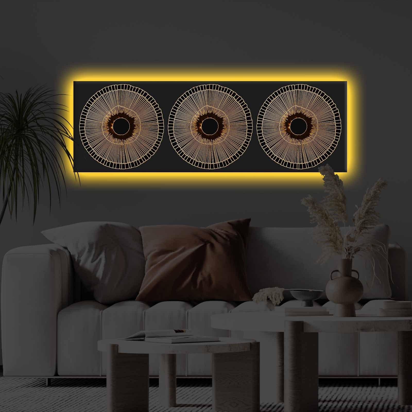 Slika na platnu Wallity sa LED osvetljenjem 30x90cm