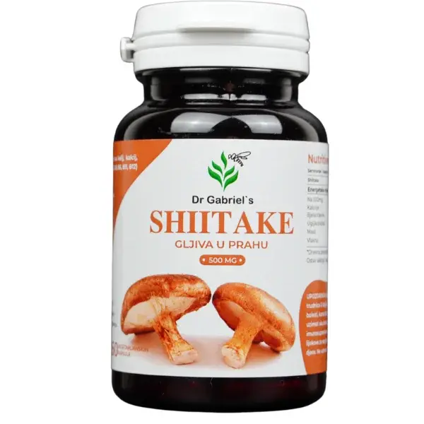 Dr. Gabriel's Shiitake – 60 vegetarijanskih kapsula