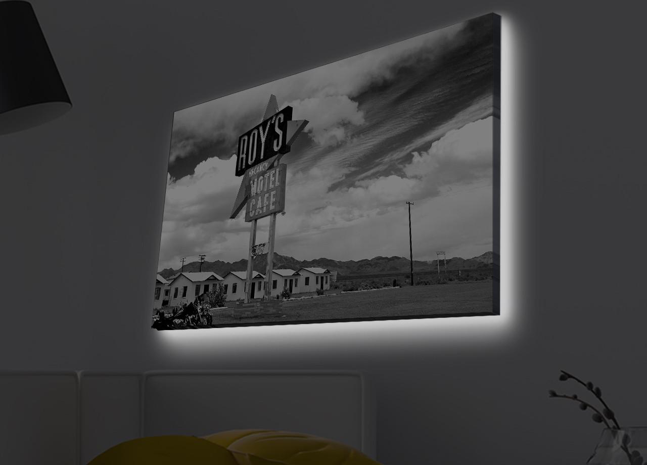 Slika na platnu Wallity sa LED osvetljenjem 45x70cm