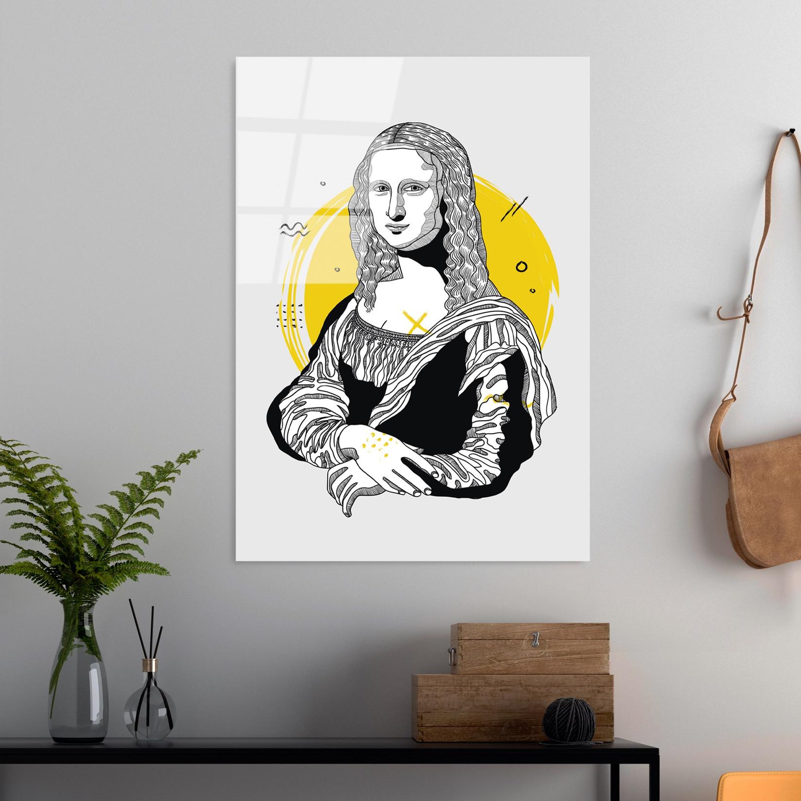 Wallity Slika od kaljenog stakla 45x65cm