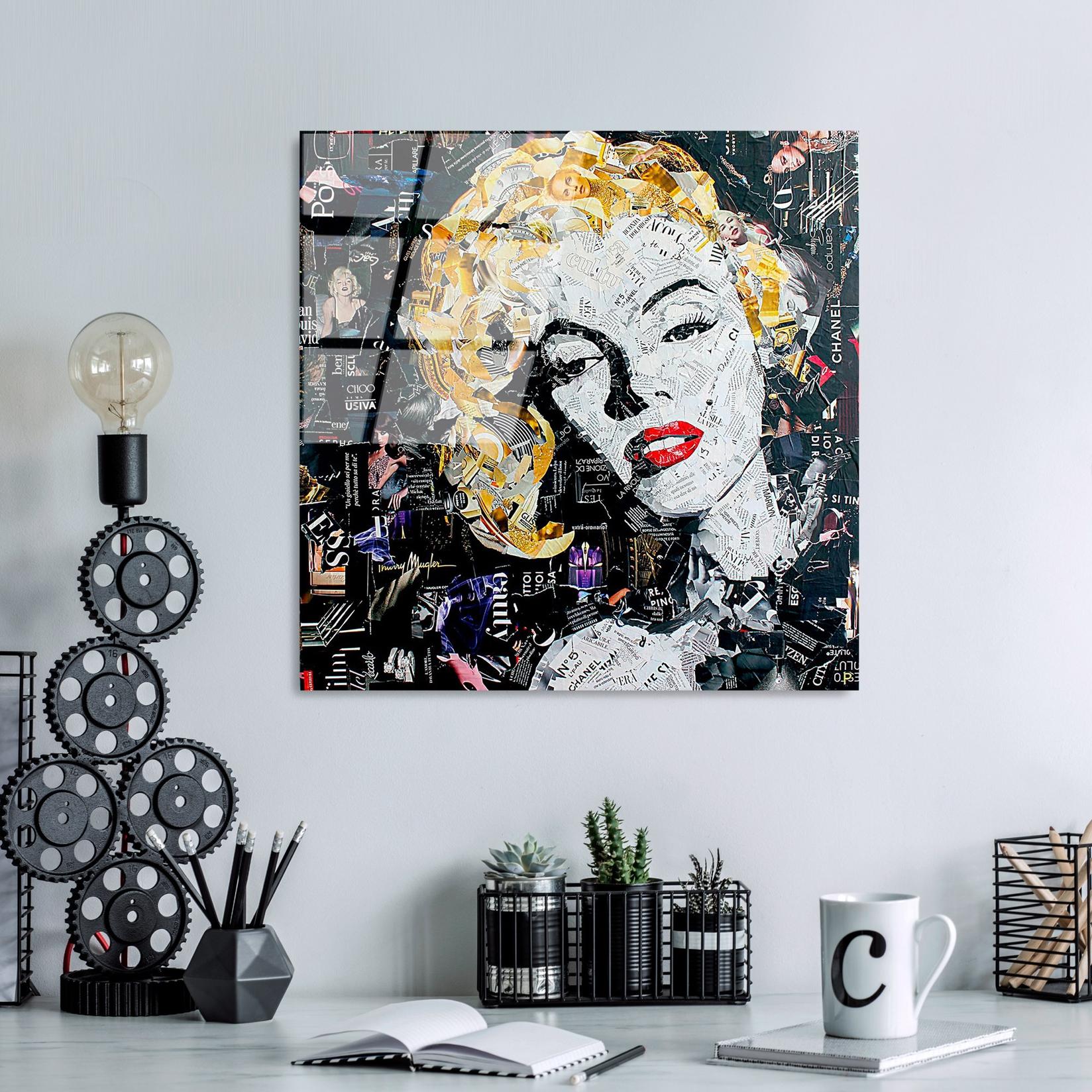 Wallity Slika od kaljenog stakla 50x50cm