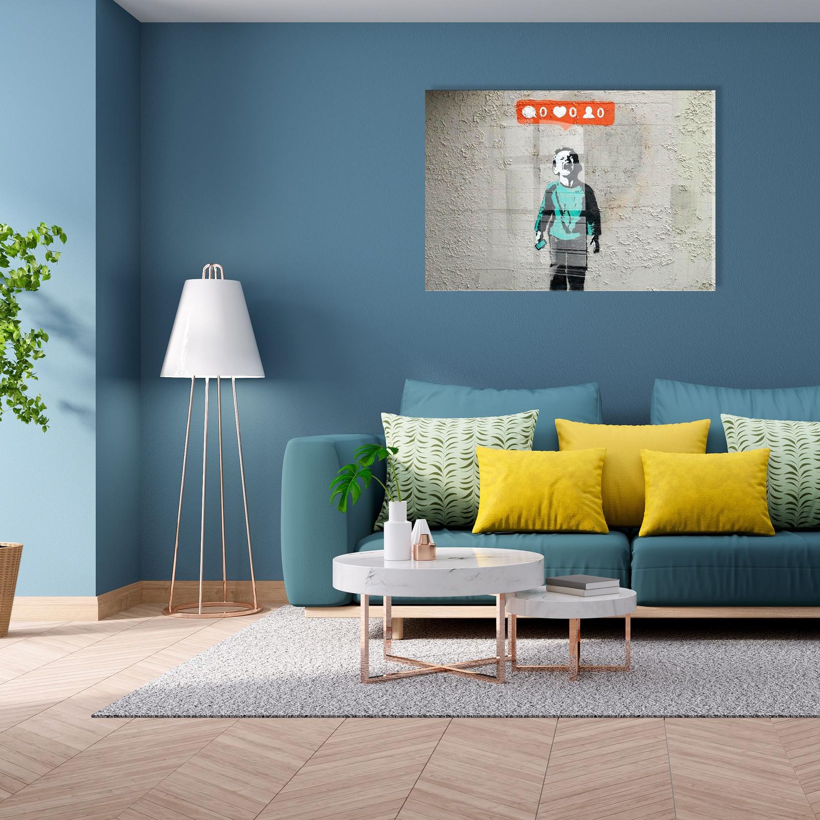 Wallity Slika od kaljenog stakla 30x45cm