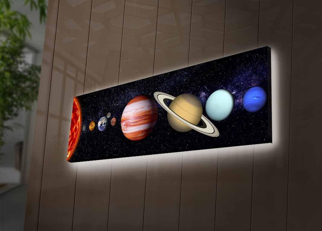 Slika na platnu Wallity sa LED osvetljenjem 30x90cm