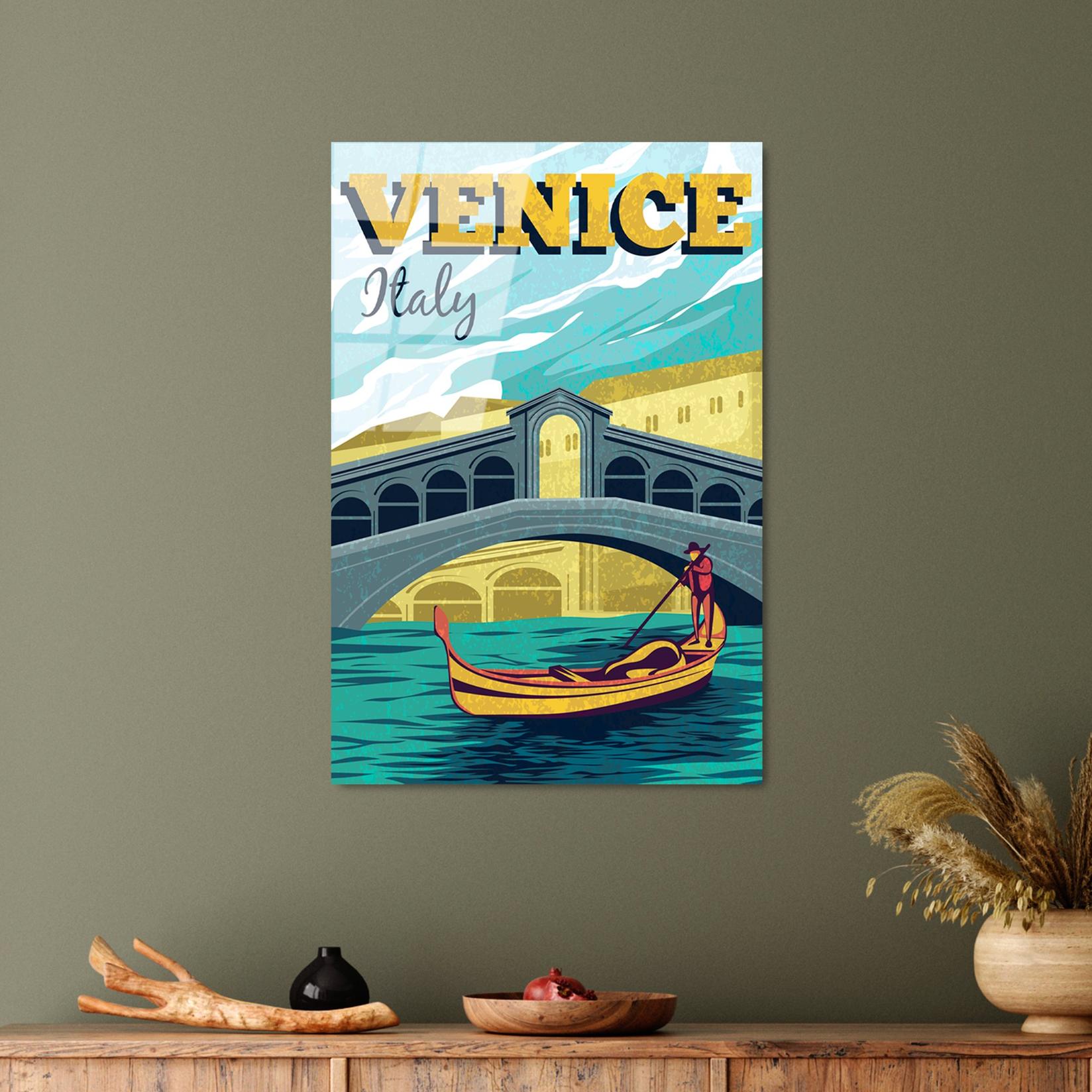 Wallity Slika od kaljenog stakla 30x45cm