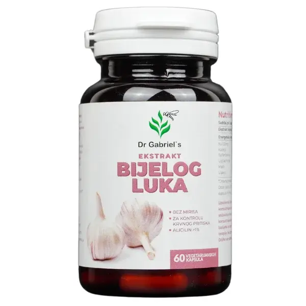 Dr. Gabriel's Ekstrakt bijelog luka - 60 vegetarijanskih kapsula