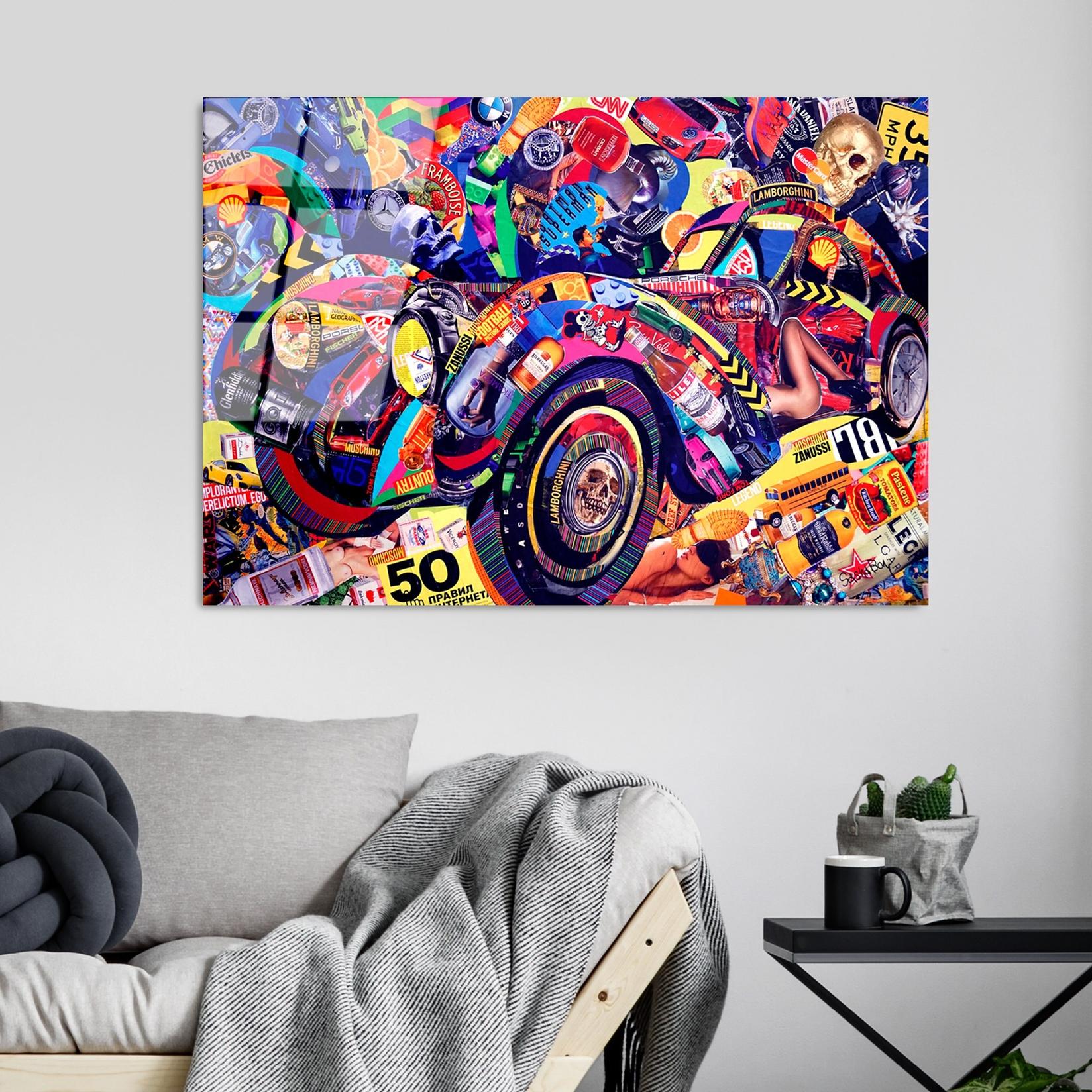 Wallity Slika od kaljenog stakla 70x100cm