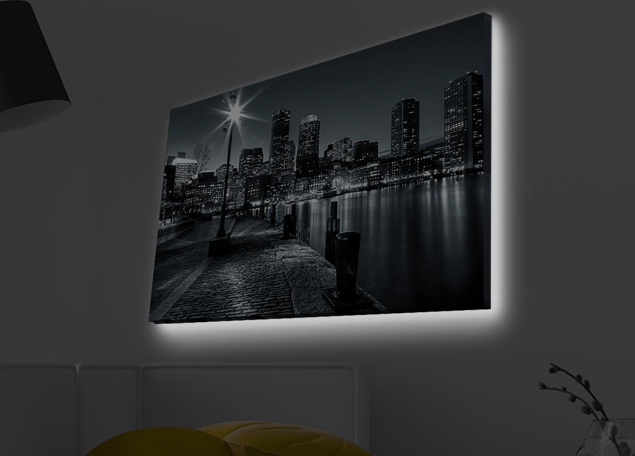 Slika na platnu Wallity sa LED osvetljenjem 45x70cm