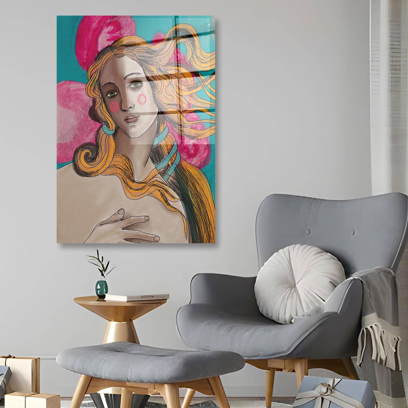 Wallity Slika od kaljenog stakla 40x60cm