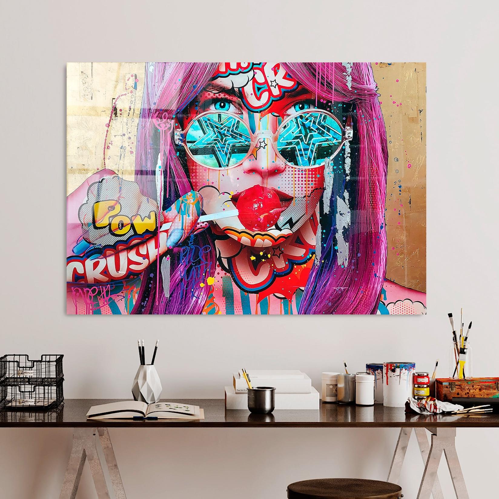 Wallity Slika od kaljenog stakla 70x100cm