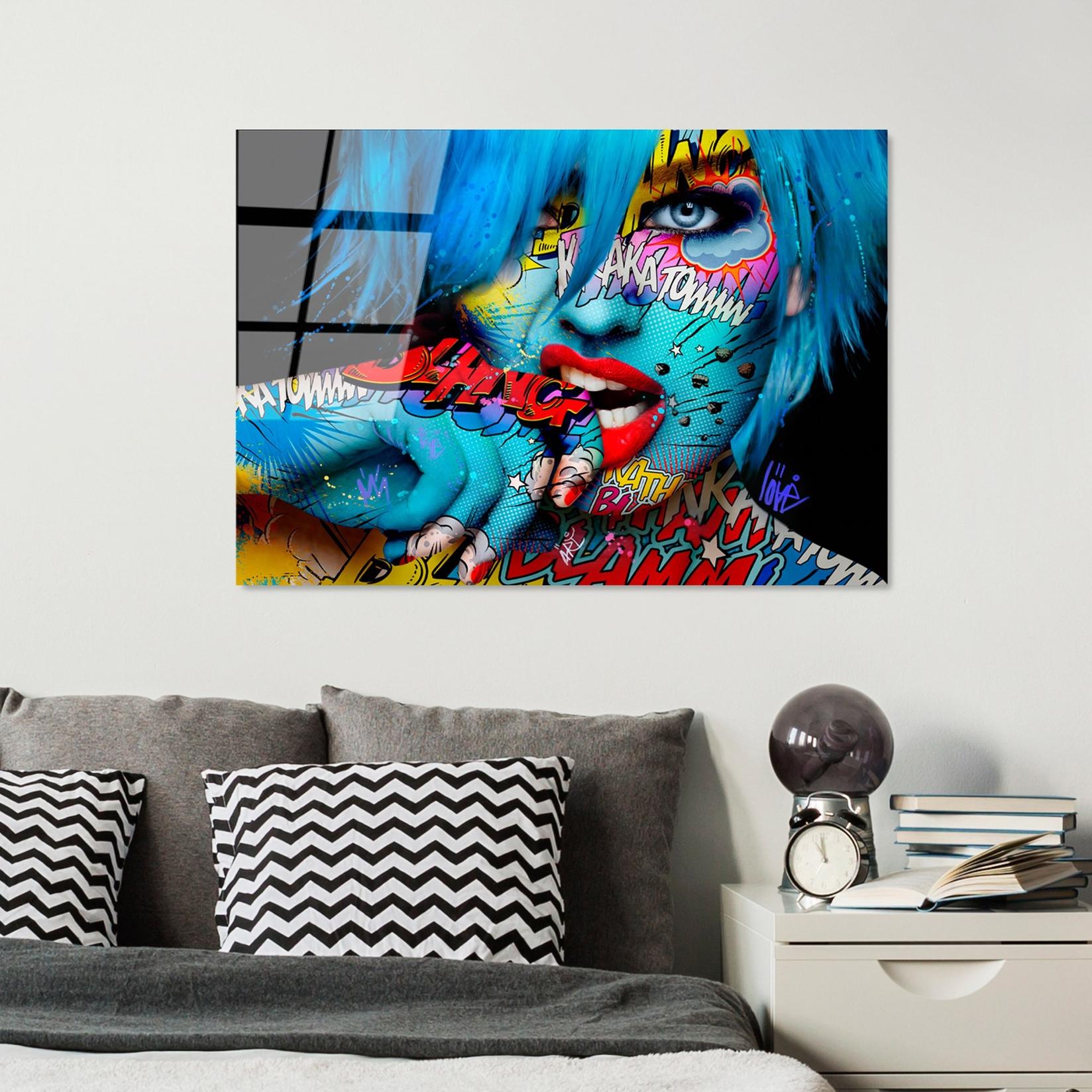 Wallity Slika od kaljenog stakla 70x100cm
