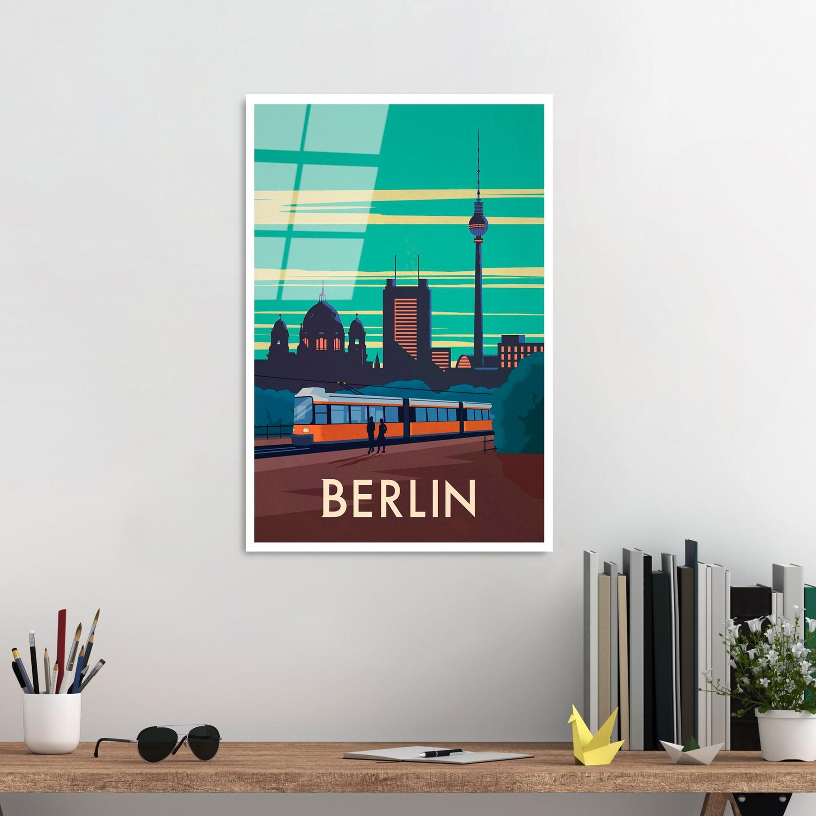 Wallity Slika od kaljenog stakla 30x45cm