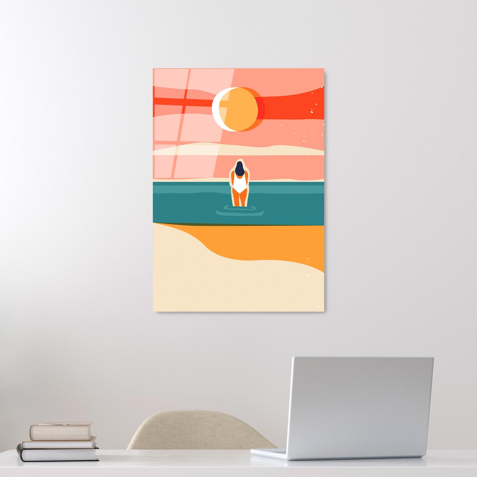 Wallity Slika od kaljenog stakla 45x65cm