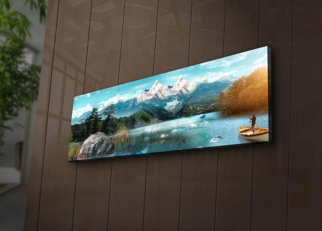 Slika na platnu Wallity sa LED osvetljenjem 30x90cm