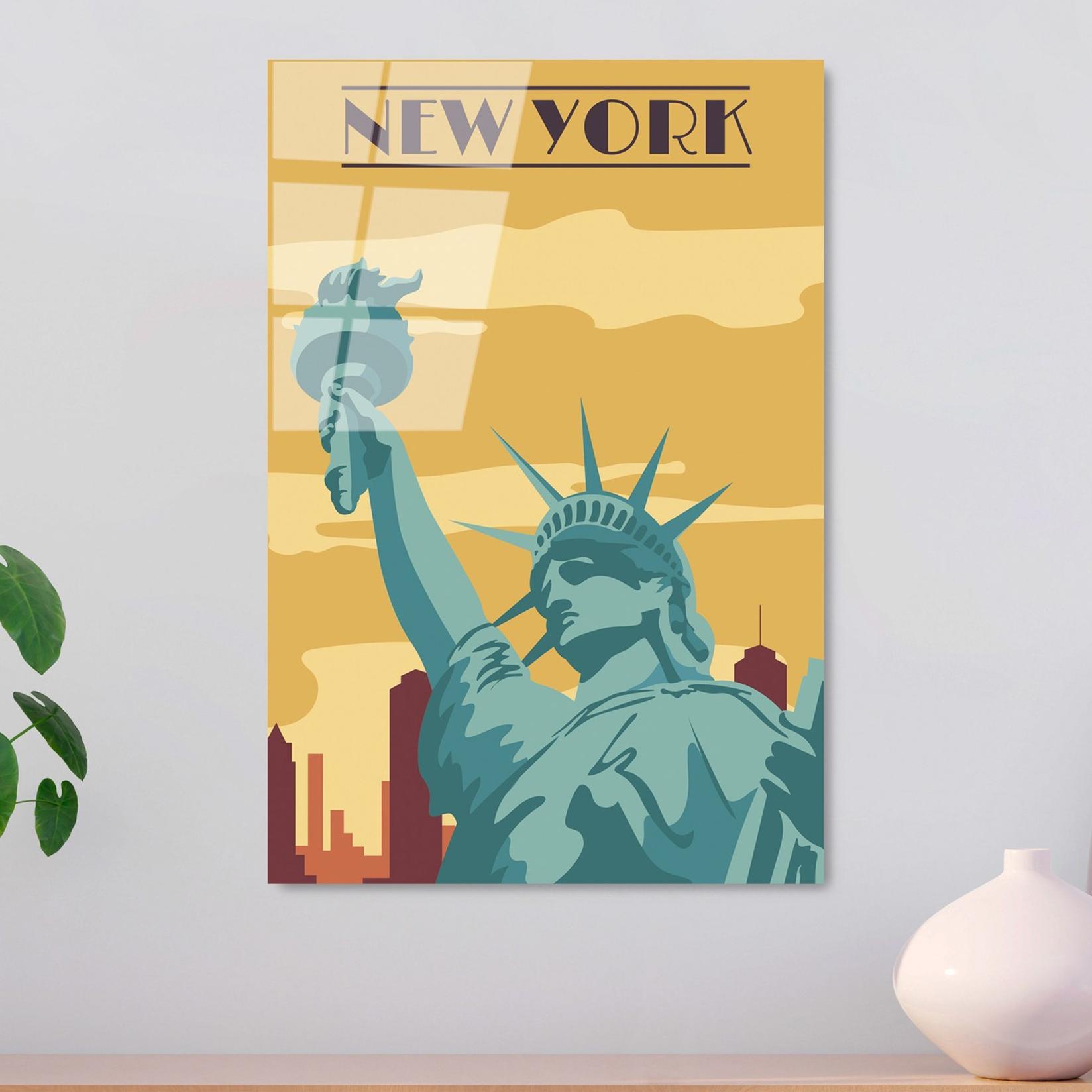 Wallity Slika od kaljenog stakla 30x45cm