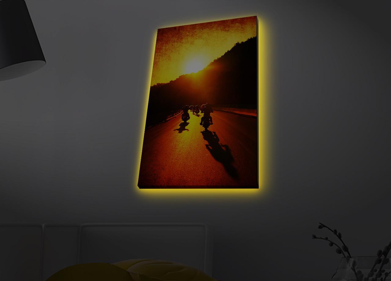 Slika na platnu Wallity sa LED osvetljenjem 45x70cm