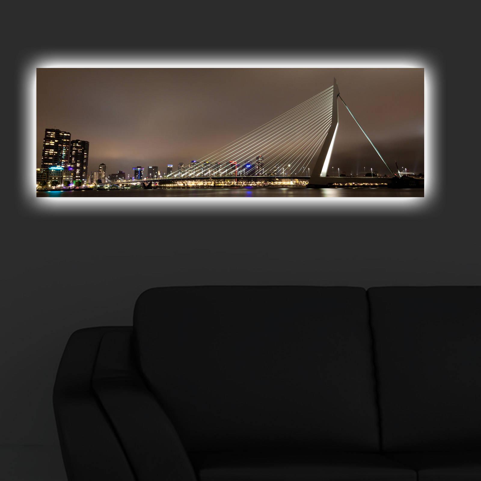Slika na platnu Wallity sa LED osvetljenjem 30x90cm
