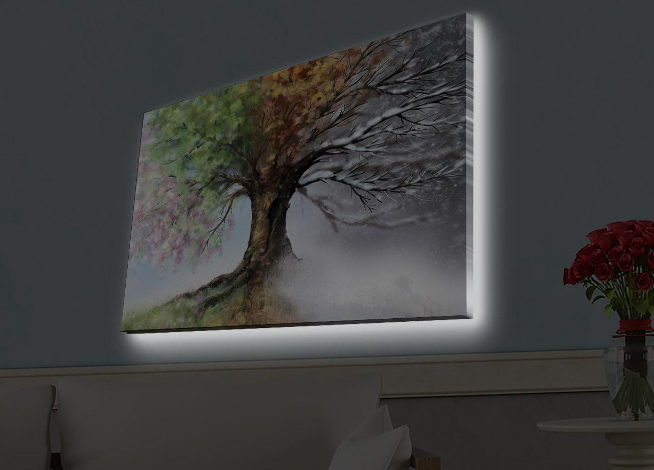 Slika na platnu Wallity sa LED osvetljenjem 45x70cm