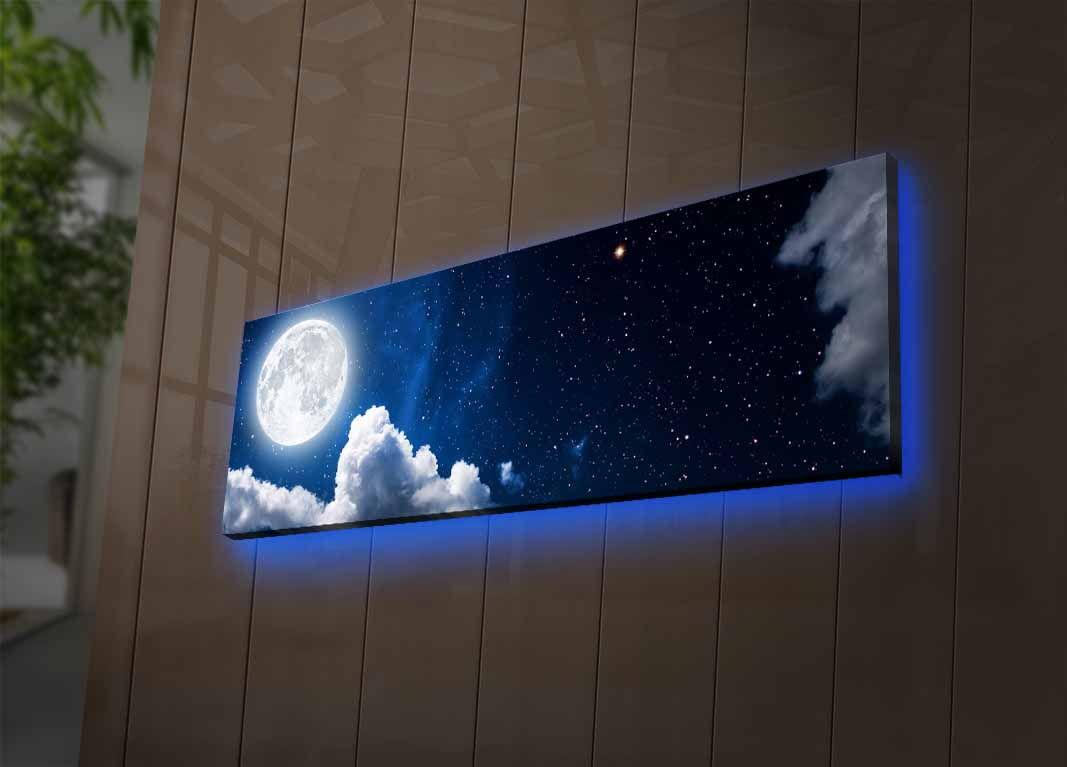 Slika na platnu Wallity sa LED osvetljenjem 30x90cm