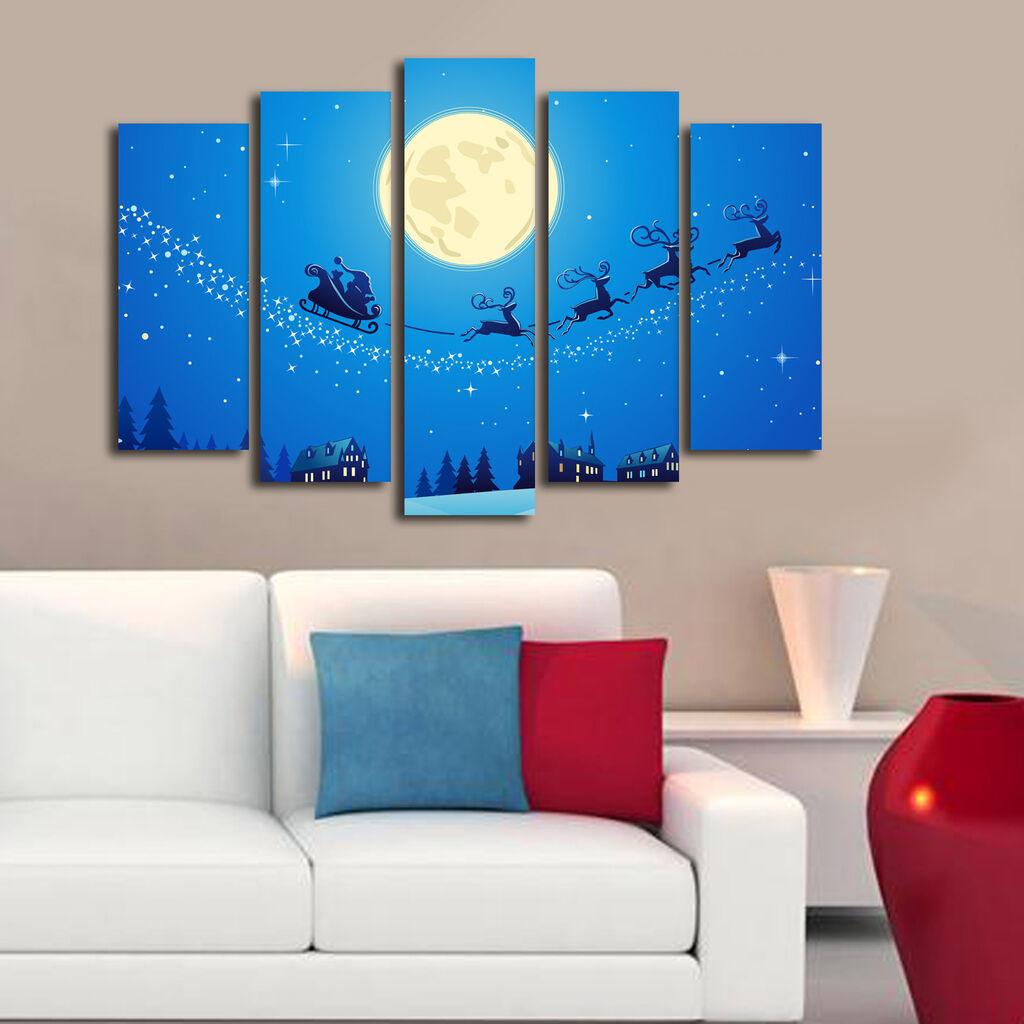 Wallity Set slika 5PATNOEL-2, 105x70 cm, 5 dijelova