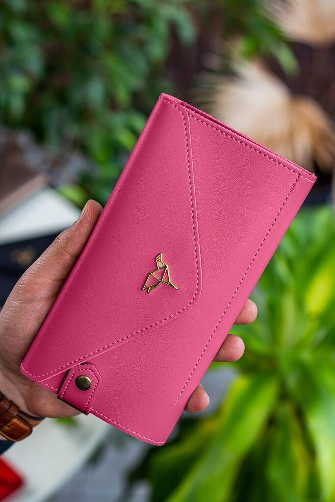 Garbalia Ženski novčanik-koverta, roze boje