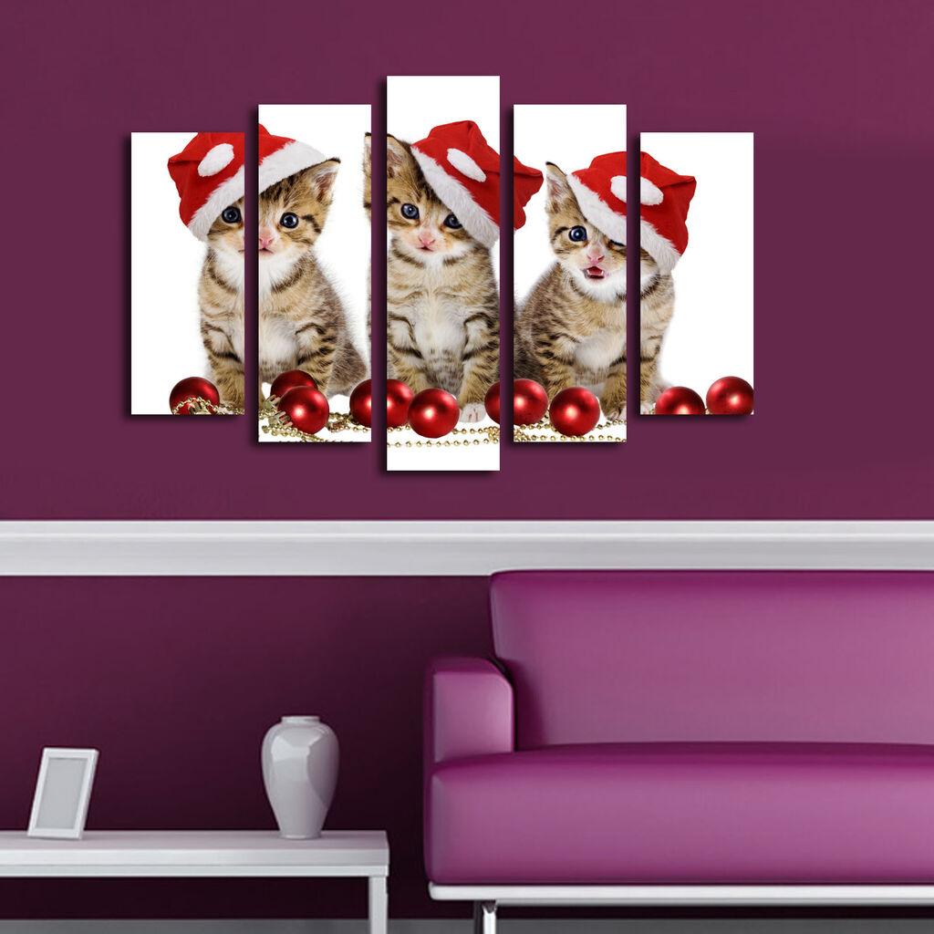 Wallity Set slika 5PATNOEL-5, 105x70 cm, 5 dijelova