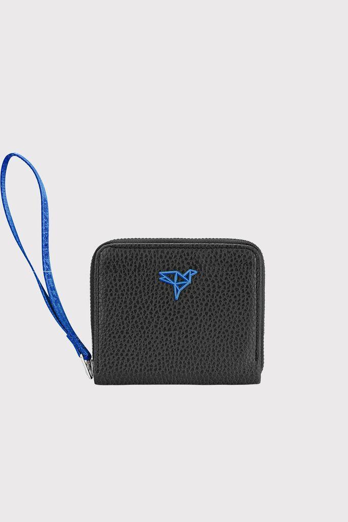 Ženski novčanik Garbalia Santa, crni i plavi