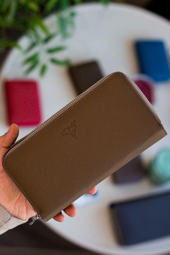 Garbalia novčanik Orleans, sivi