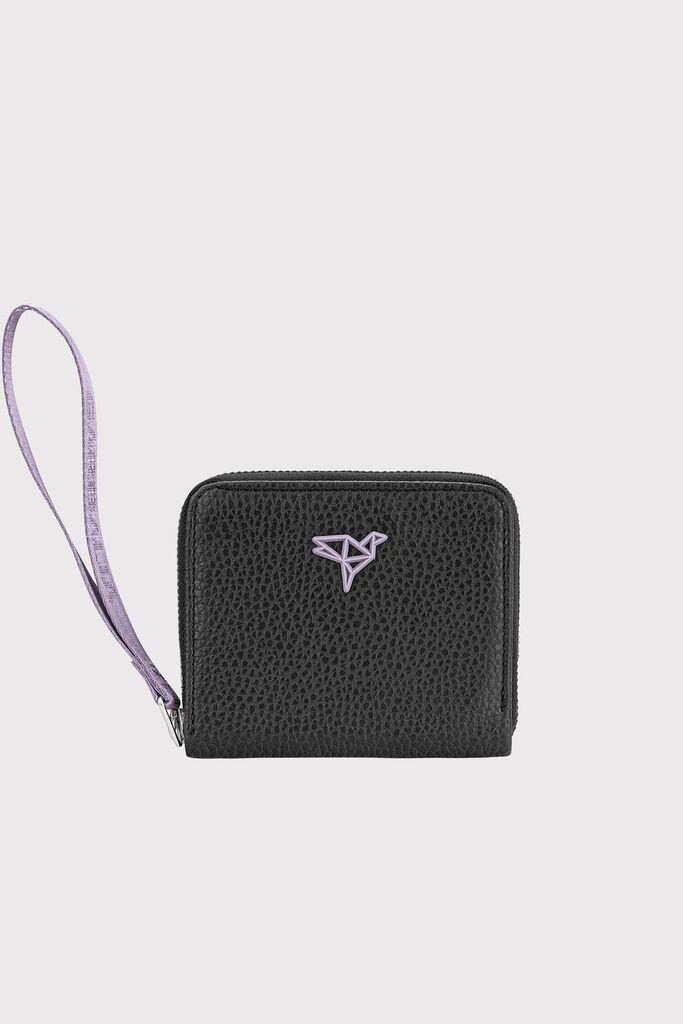 Garbalia Ženski novčanik Djed Mraz, crni i ljubičasti