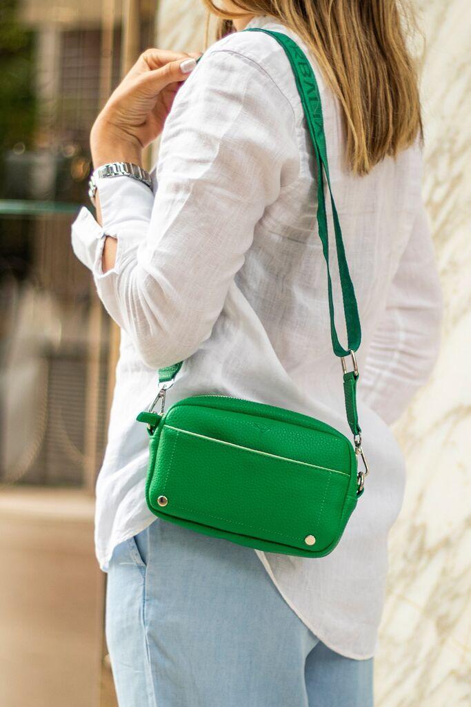 Bemiss Ženska torba West, 21 x 6 x 13 cm, Zelena