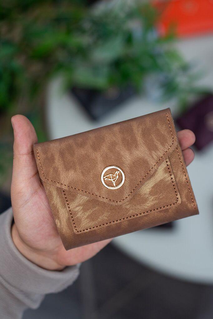 Ženski novčanik Garbalia Columbia, zlatne boje