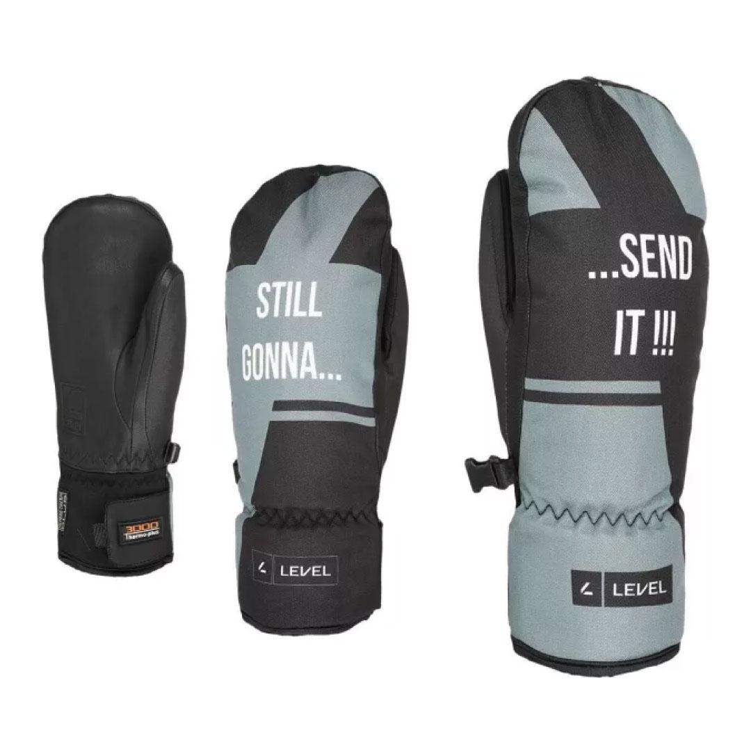 LEVEL Rukavice Vertigo Teen Mitt, Crne