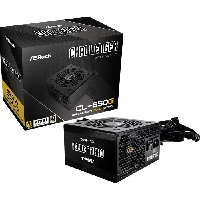 Asrock Napajanje PSU, 650W, CL 80 PLUS