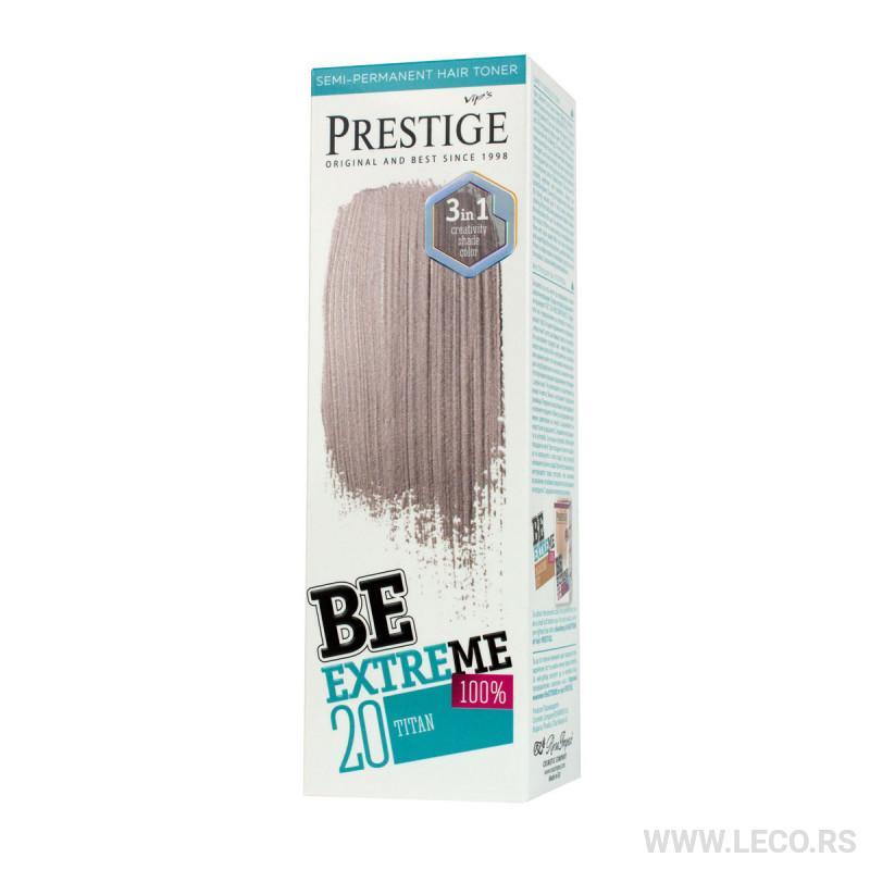 Prestige Polutrajni toner za kosu BE EXTREME Titan, 100 ml