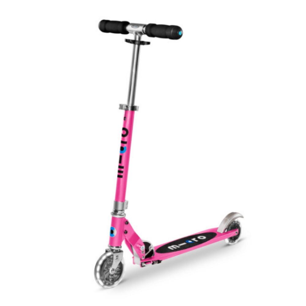 Micro Dječiji romobil Sprite LED, Roze