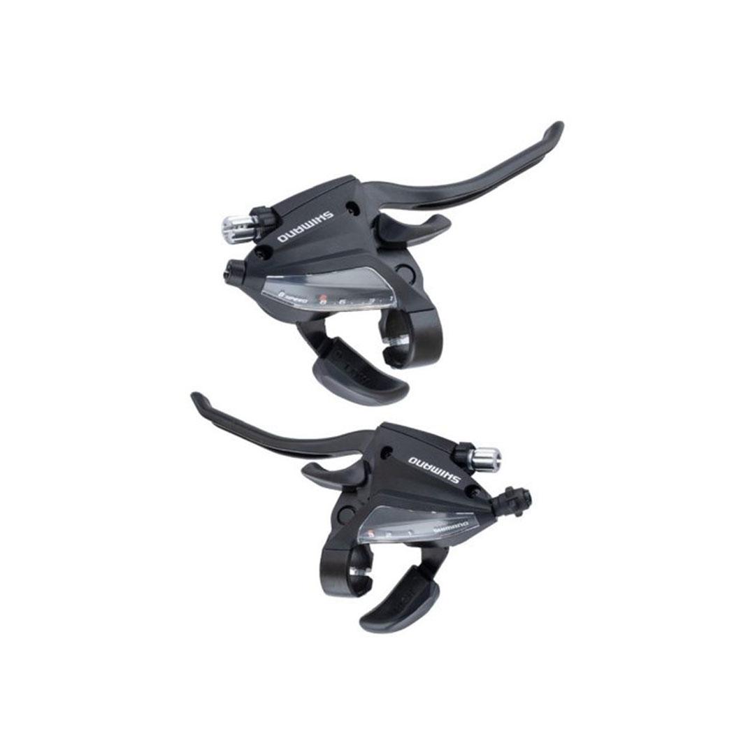 Shimano Ručice mjenjača kočnice za bicikl, 3/8 brzina estef51r8, Crne