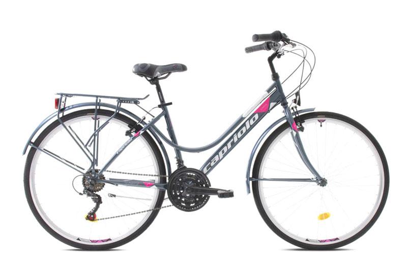 Capriolo Ženski bicikl 28"/19" Sunrise Lady Tour, Sivo-Roza