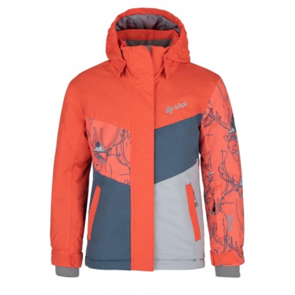 Kilpi Ski jakna za dječake junior Mils jg, Crveno - teget