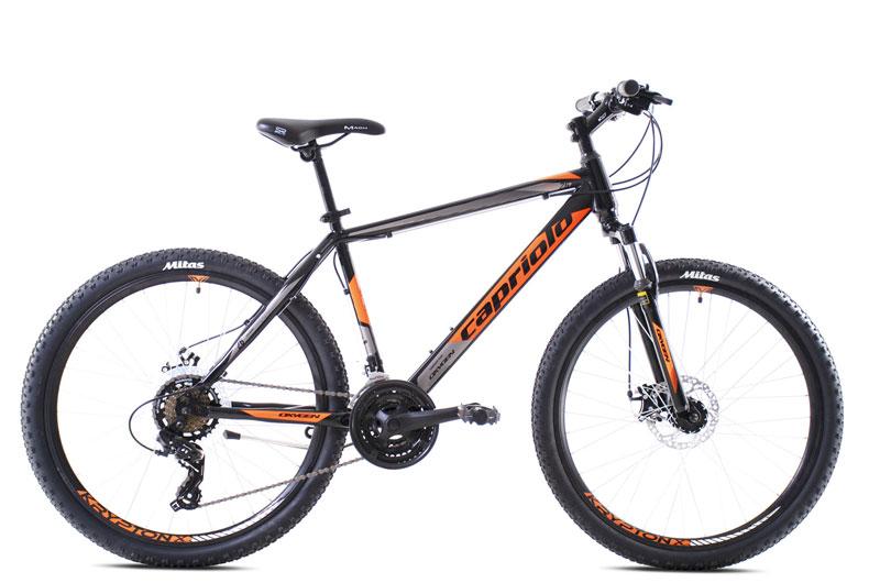 Capriolo Muški bicikl 26"/20" Oxygen Full Disc 26, Crno-Narandžasti