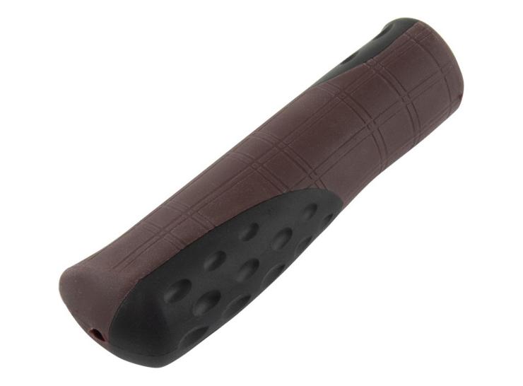 Gripovi gumeni za bicikl Fashion, 115 mm, Braon - crni