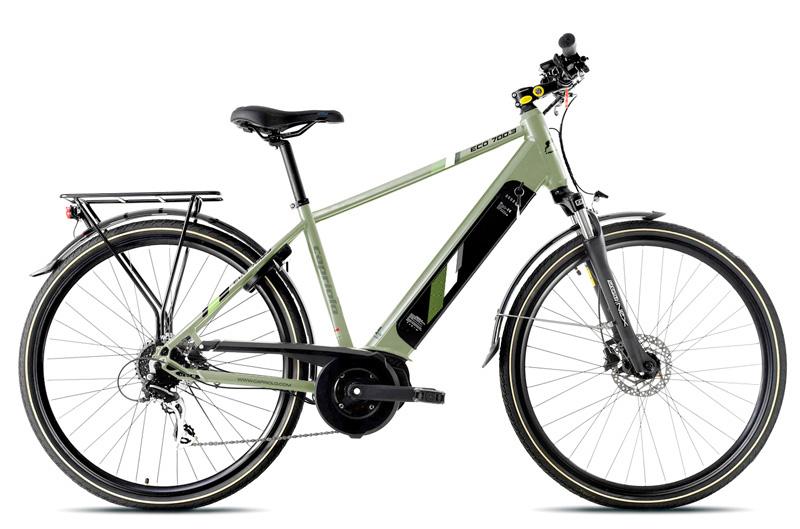 Capriolo Električni bicikl 28"/20" ECO 700.3, Maslina
