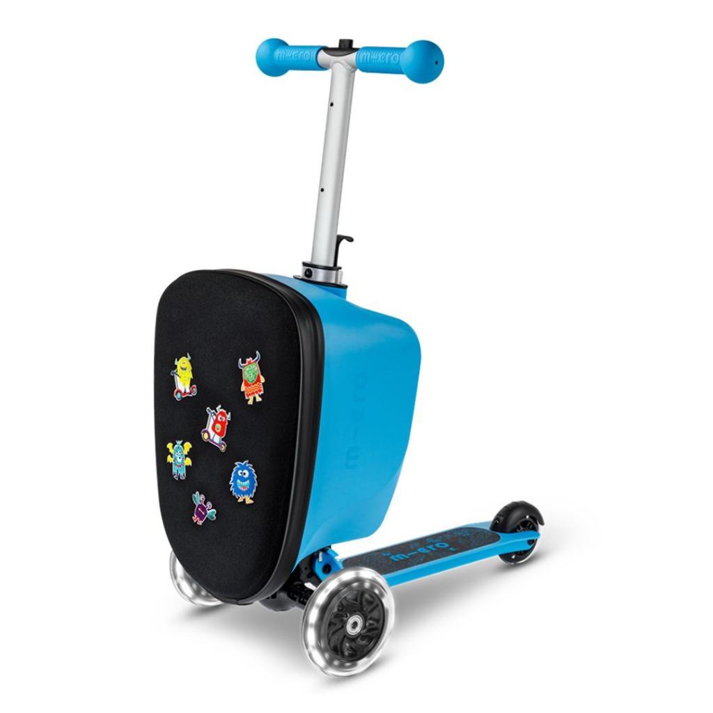 Micro Prtljag za romobil Junior Patch & Play, Plavi